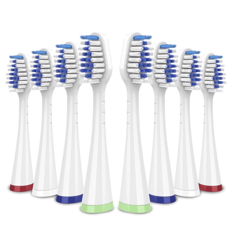 Replacement Toothbrush Heads for Waterpik Complete Care 5090 CC01WP861 STRB8WW 8Pack White